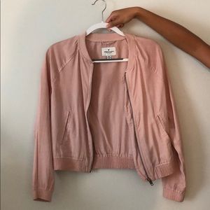 pink bomber jacket